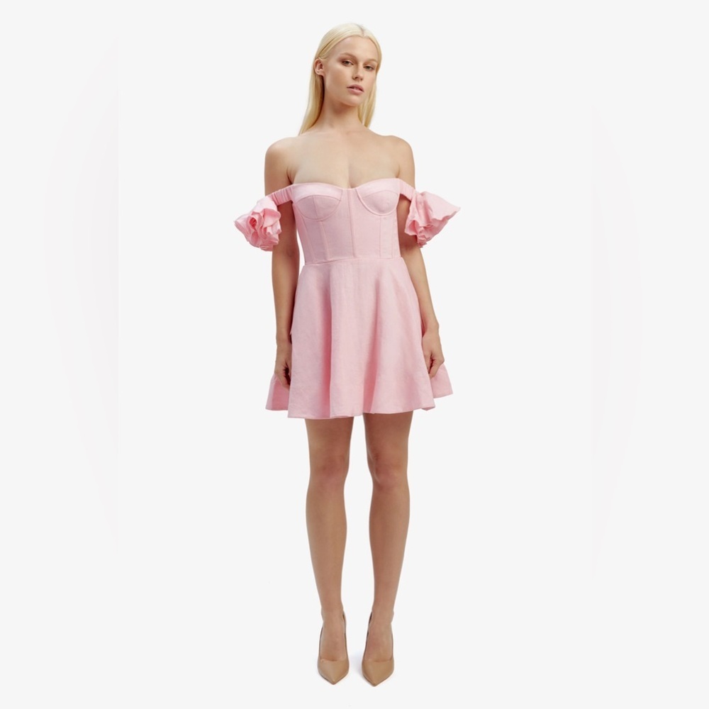 Bardot Sigma Mini Dress In Soft Pink - Picture 3 of 15